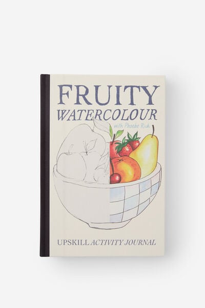 A5 Upskill Activity Journal, WATERCOLOUR FRUITS