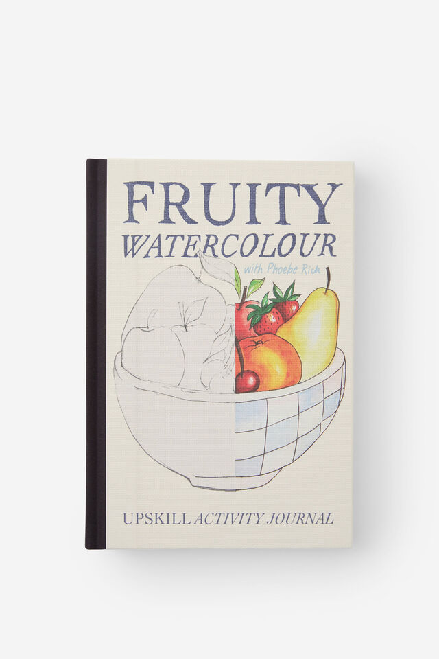 A5 Upskill Activity Journal, WATERCOLOUR FRUITS