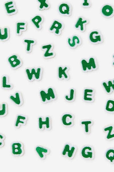 Iron On  Alpha Letters 52 Pcs, KITSCH CHRISTMAS
