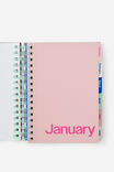 2027 A5 Daily Bright Days Diary, ESPRESSO POLKA - example image 2