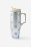 Loft Tumbler 1.2L, BLUE POLKA / SILVER CHROME - example image 3