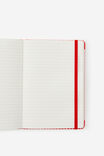 Personalised A5 Hard Lined Notetaker Notebook, STRAWBERRY MILK DITSY FLORAL - example image 2