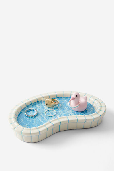Shaped Trinket Tray, POOL