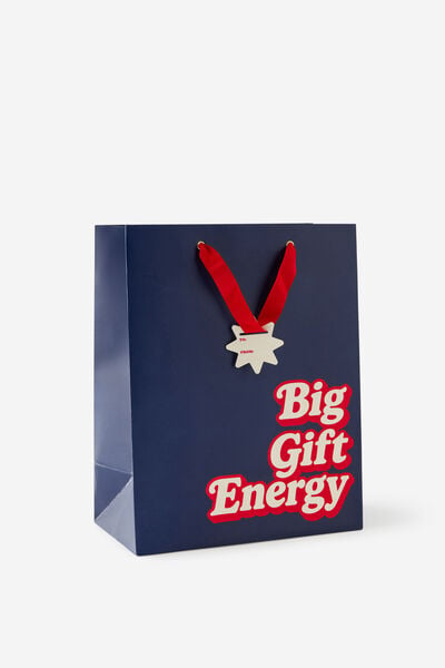Premium Gift Bag - Medium, BIG GIFT ENERGY