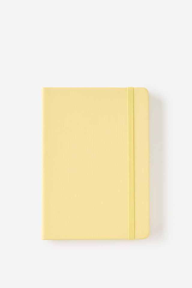 Metro B6 Hard Lined Notebook, Limoncello