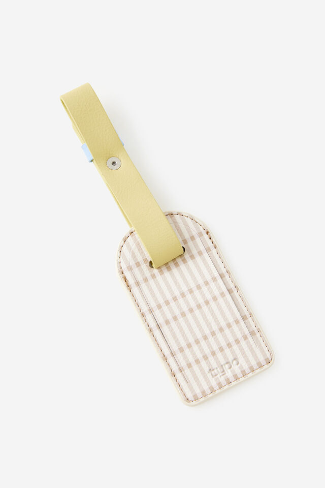 Core Luggage Tag, NEUTRAL CHECK