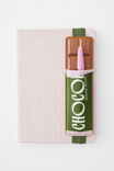 Novelty Notebook Pen Pouch, CHOCOLATE BAR - alternate image 2
