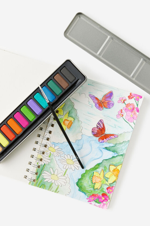 A5 Watercolour Gift Set, WOODLANDS