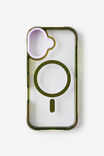 Active Shockproof Case Iphone 17, OLIVE/ORCHID - example image 1