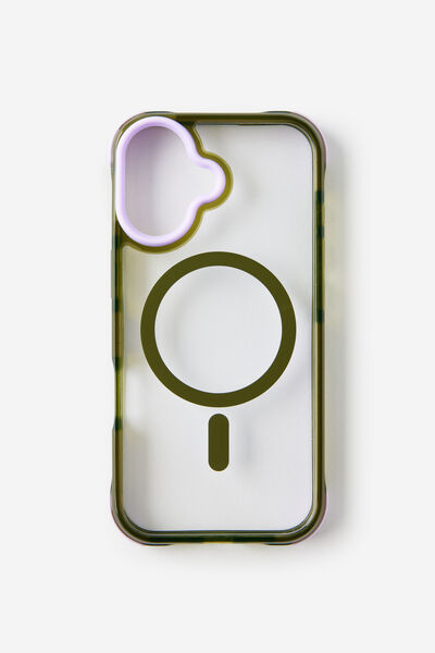 Active Shockproof Case Iphone 17, OLIVE/ORCHID