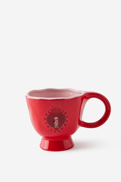 Artist Mug, LCN FRK FRIDA KAHLO FLAMING HEART