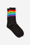 RAINBOW STRIP BLACK