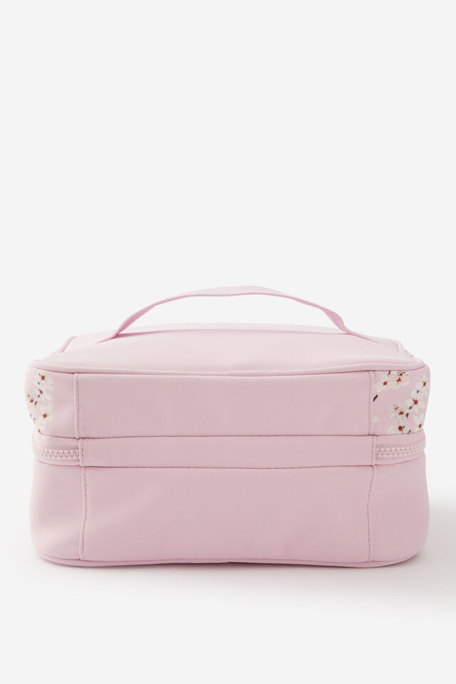 3 Fold Hanging Cosmetic Case, CHERRY BLOSSOM/PINK