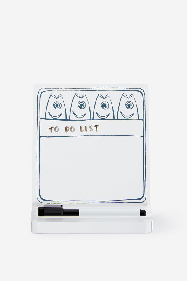 Acrylic Memo Stand, SARDINES