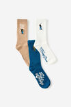 3Pck Of Socks Father S Day, LCN UNI HAPPY GILMORE M/L - example image 2