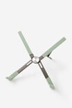 Foldaway Laptop Stand, TYPO GREEN - alternate image 1