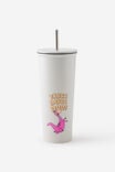 Collab Metal Smoothie Cup, LCN WB FLINSTONES YABBA - alternate image 2