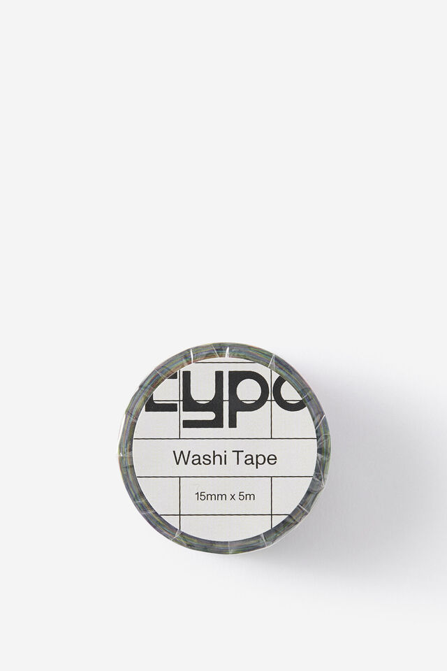 Washi Tape 15Mm, PAINTED STRIPES