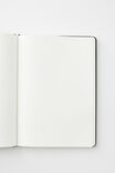 B5 Hard Cover Plain Notebook, BLACK - alternate image 2