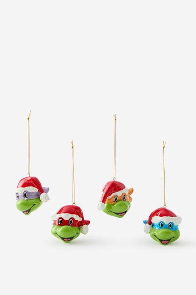 Licensed Ornament 4 Pack, LCN NIC TMNT