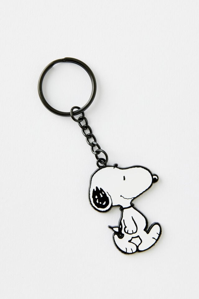 Collab Enamel Keyring, LCN PEA/ SNOOPY
