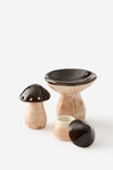 3 Piece Trinket Tray Set, MUSHROOMS - alternate image 2