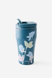 Loft Smoothie Cup 700Ml, ABSTRACT FLORAL/NORTH SEA - alternate image 3