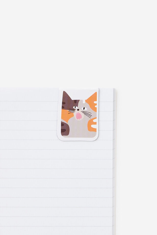 Magnetic Bookmarks 4Pk, CATS