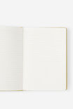 Personalised Metro A5 Hard Lined Notebook, Limoncello - alternate image 2