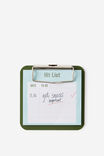 Memo Clip Board, OLIVE MOSS - example image 1