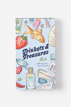 Watercolour Postcard Pad, TRINKETS AND TREASURES - example image 1