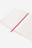 Personalised A5 Soft Cover Lined Notebook, STRAWBERRY MILK DITSY CHERRIES - example image 3