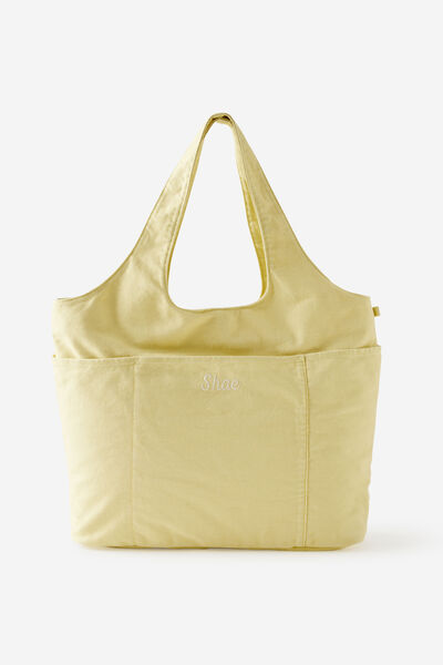 Personalised Loft Wellness Tote, LIMONCELLO