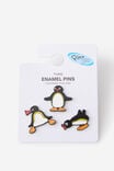 Collab Enamel Pins 3Pack, LCN MAT/PINGU - alternate image 1