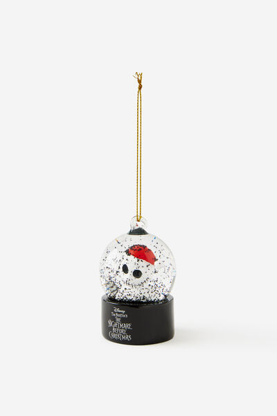 Collab Snowglobe Christmas Ornament, LCN DIS NIGHTMARE BEFORE CHRISTMAS JACK