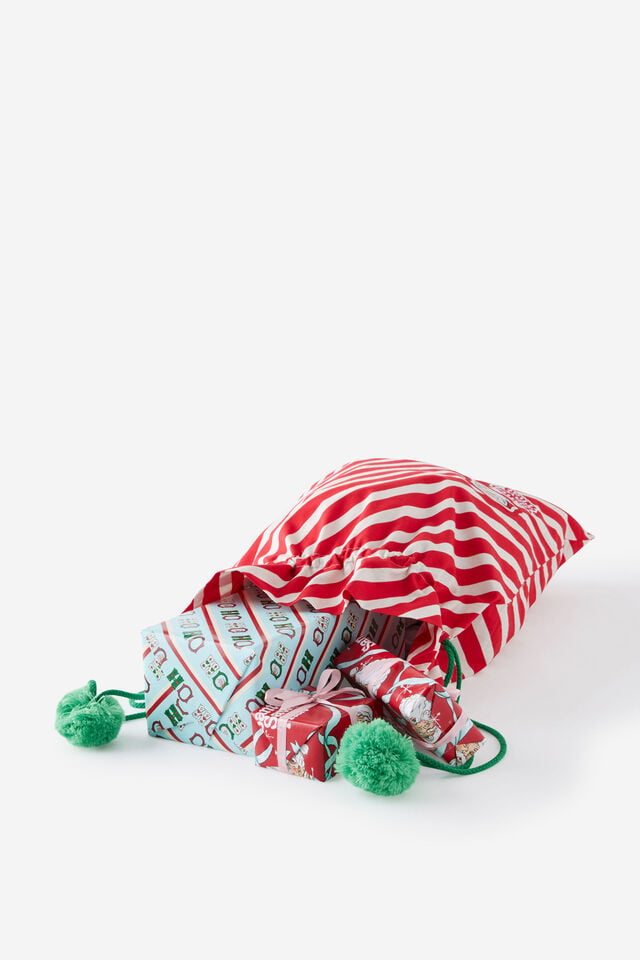Personalised Christmas Santa Sack, SANTA SAW THAT