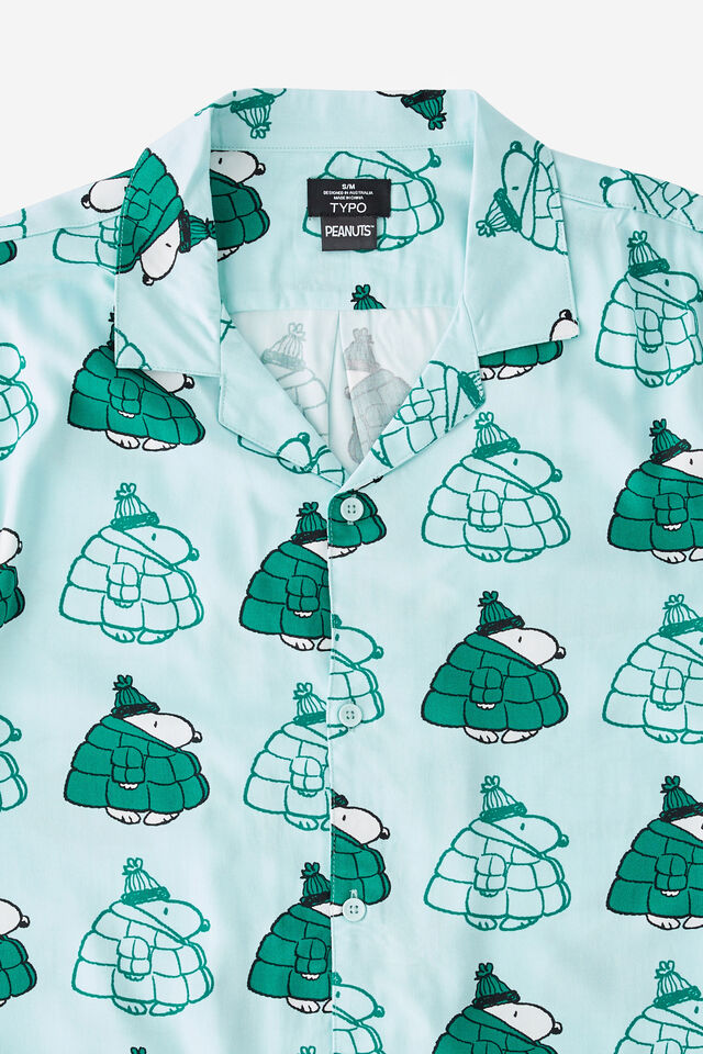 Snoopy Christmas Party Shirt, LCN PEA SNOOPY & WOODSTOCK