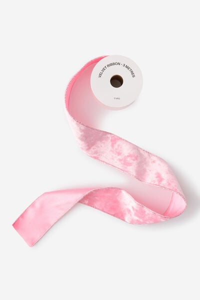 Ribbon Spools, CRUSHED VELVET PINK BLOSSOM