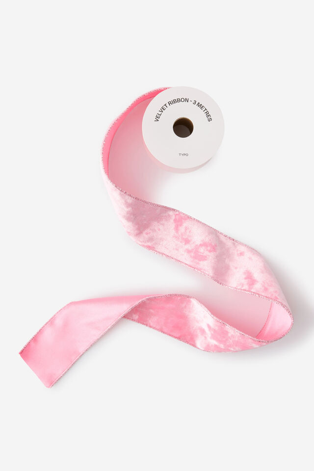 Ribbon Spools, CRUSHED VELVET PINK BLOSSOM