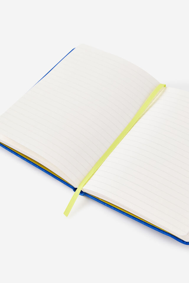 Personalised B6 Hard Cover Lined Notebook, OCEANA WASABI