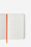 2027 B6 Weekly On Schedule Diary, CHROME LAVA RED - example image 3