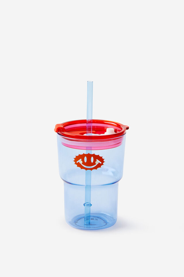 Love A Latte Glass Tumbler, SMILE