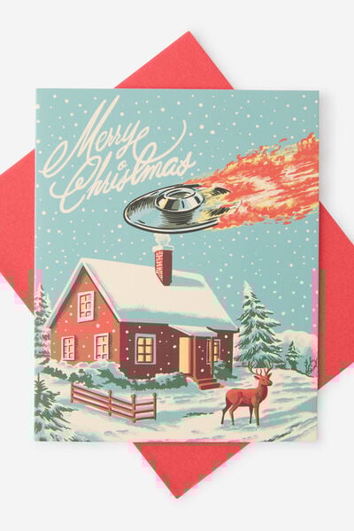 Christmas Card 2025, MERRY XMAS UFO