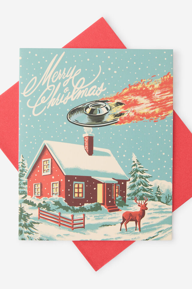 Christmas Card 2025, MERRY XMAS UFO