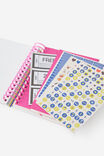 2027 A5 Daily Bright Days Diary, ECRU DITSY CHERRIES - example image 6