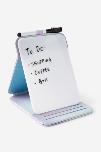 Flip It Memo Board, DIFFUSION SILVER LILAC
