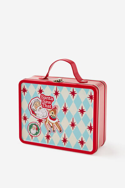 Christmas Junk Journal Tin, SANTA SAW THAT