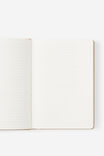 Personalised Metro A5 Hard Lined Notebook, Chai - alternate image 2