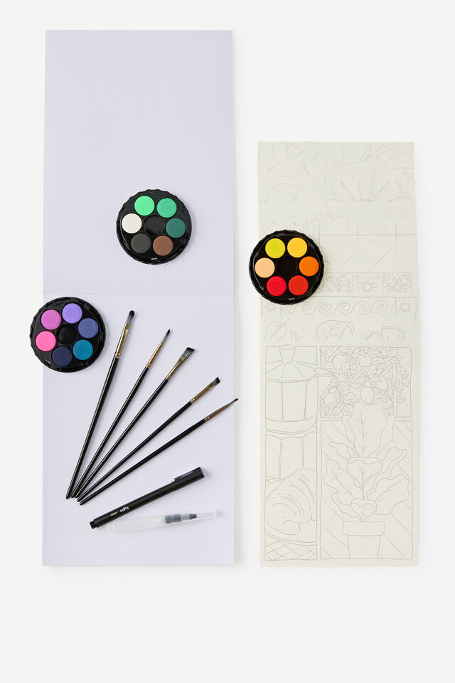 Watercolour Box Kit, MULTI