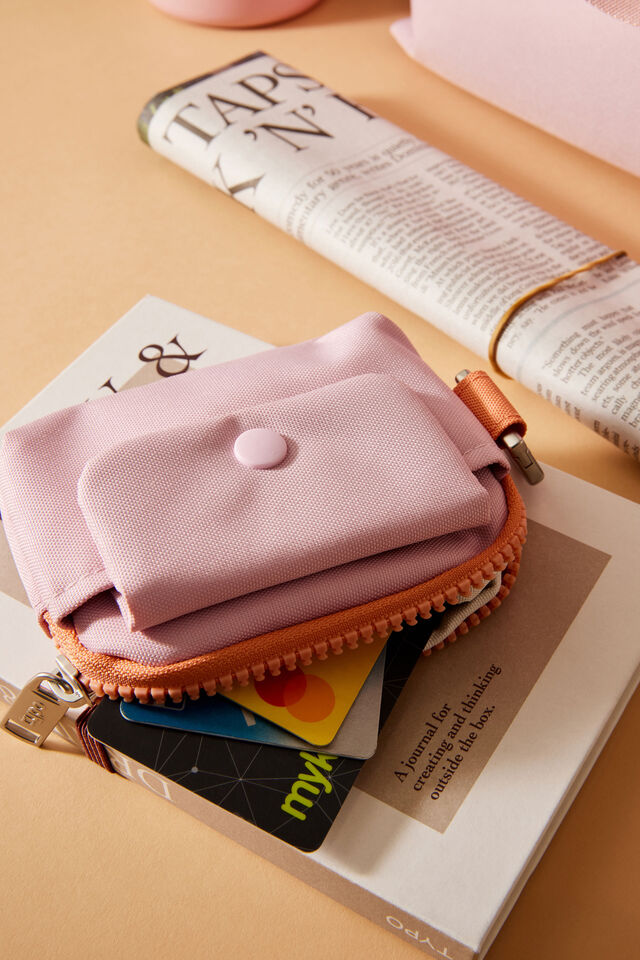 Mode Zip Wallet, STRAWBERRY MILK
